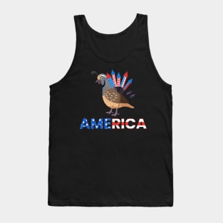 Quail Fireworks Quail America Tank Top